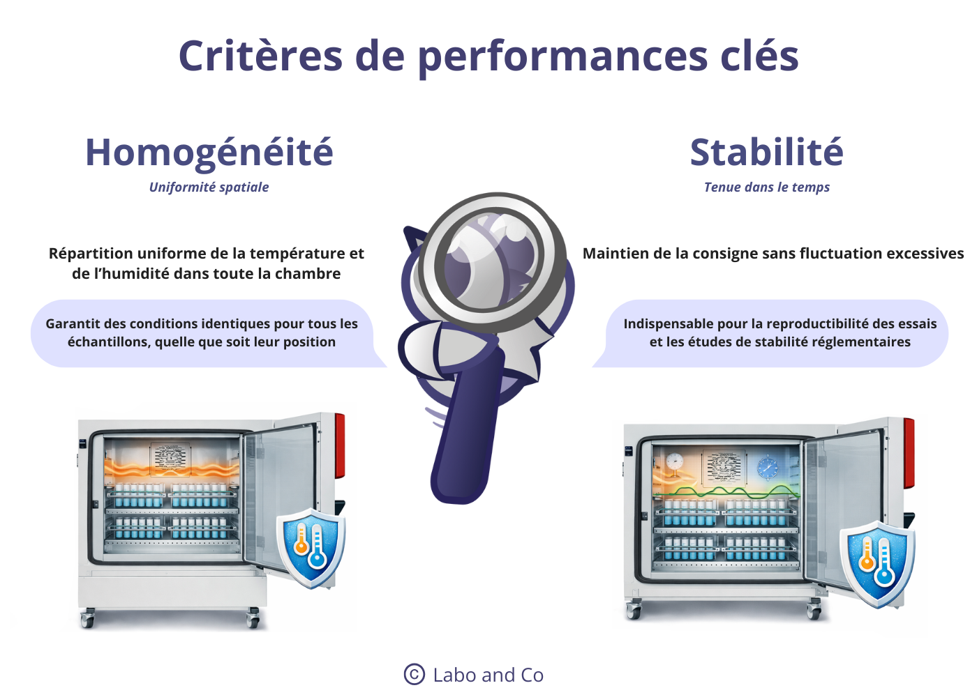 criteres-performances-cles critères de performances clés enceintes de laboratoire