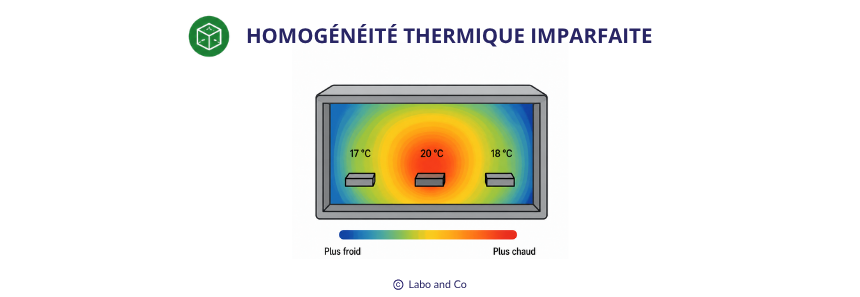 homogeneite-thermique-imparfaite homogénéité thermique four de laboratoire